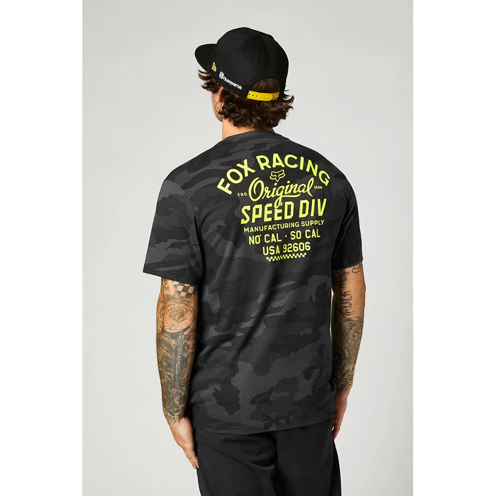 Fox Og Camo Ss Tech Tee - Black Camo