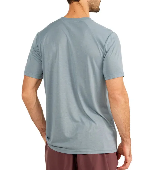 FREE FLY MENS BAMBOO LIGHTWEIGHT TEE - SLATE