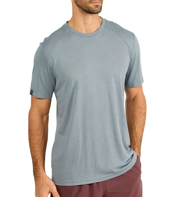 FREE FLY MENS BAMBOO LIGHTWEIGHT TEE - SLATE