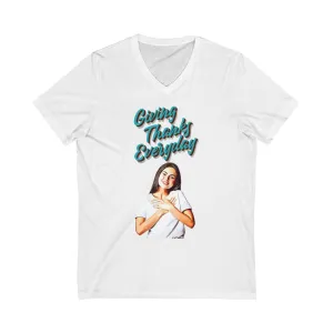 Giving Thanks V-Neck Tee