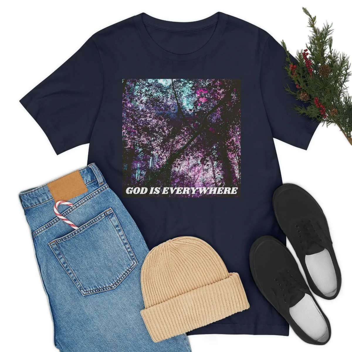 God Is Everywhere Short Sleeve Tee