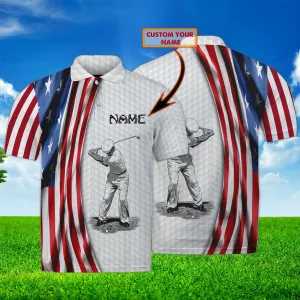 Golf - Personalized Name 3D Polo Shirt - TT99