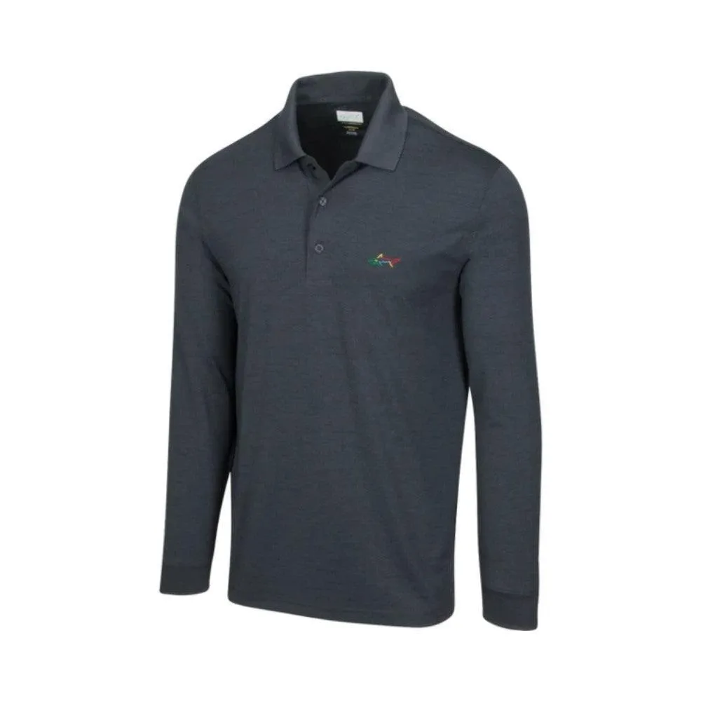 Greg Norman Long Sleeve Space Dye Polo Tshirt