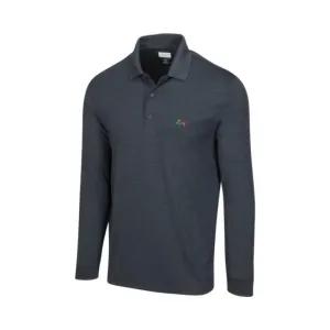 Greg Norman Long Sleeve Space Dye Polo Tshirt