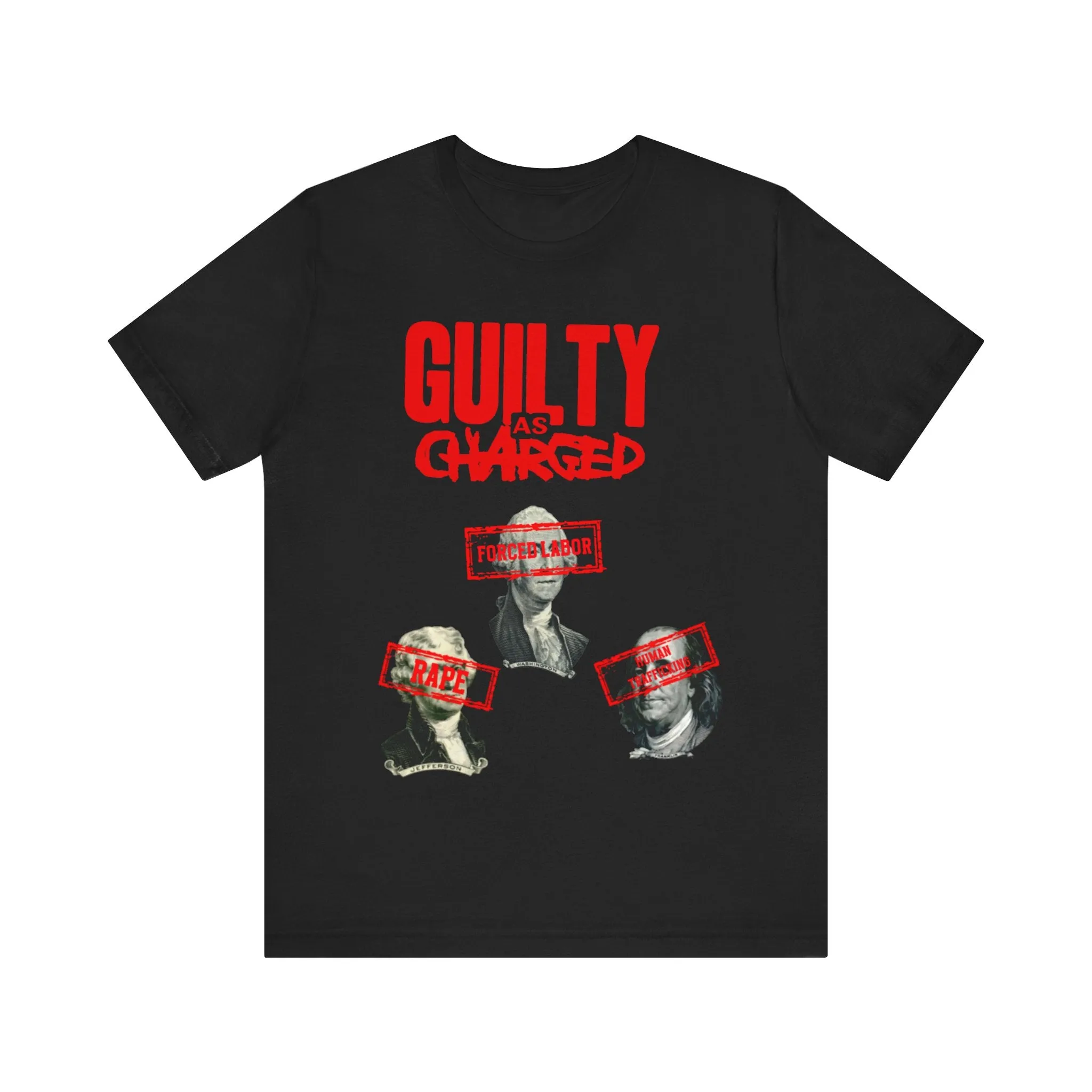 Guilty As Charged: Unisex Jersey Short Sleeve Tee