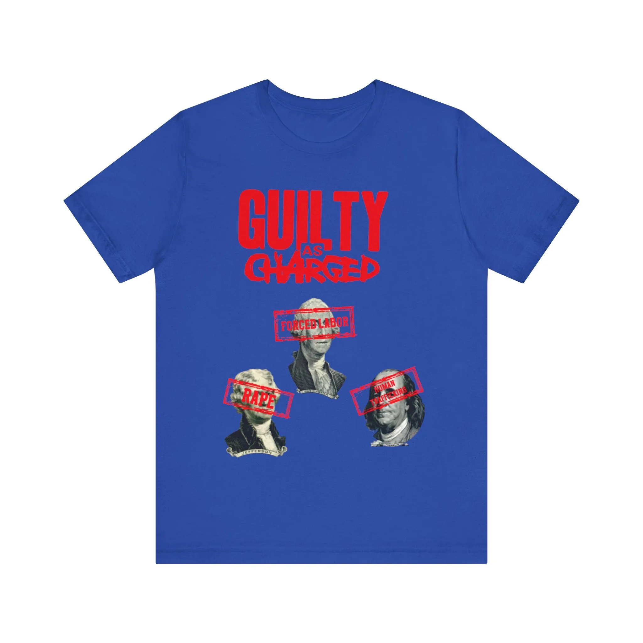 Guilty As Charged: Unisex Jersey Short Sleeve Tee