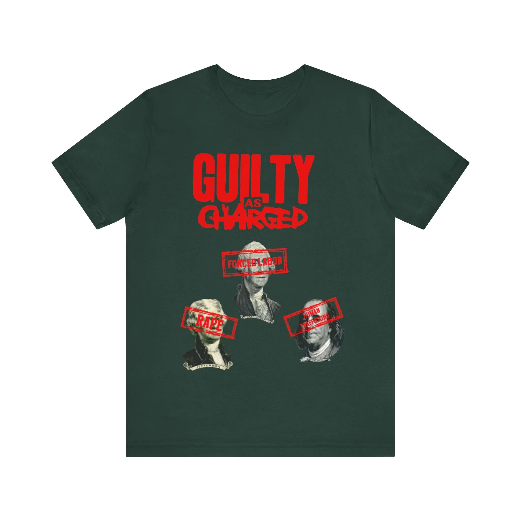 Guilty As Charged: Unisex Jersey Short Sleeve Tee