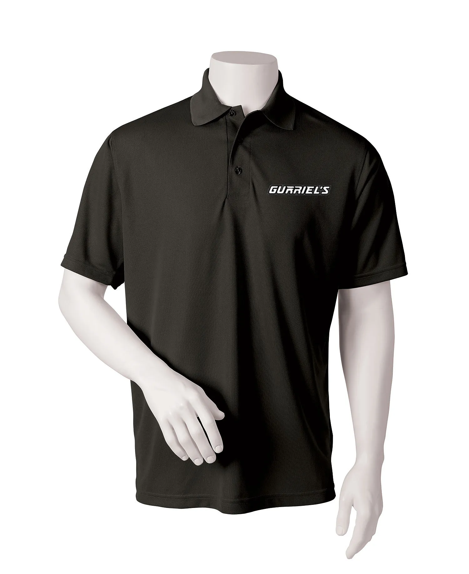 Gurriel Name - Paragon Adult Solid Mesh Polo