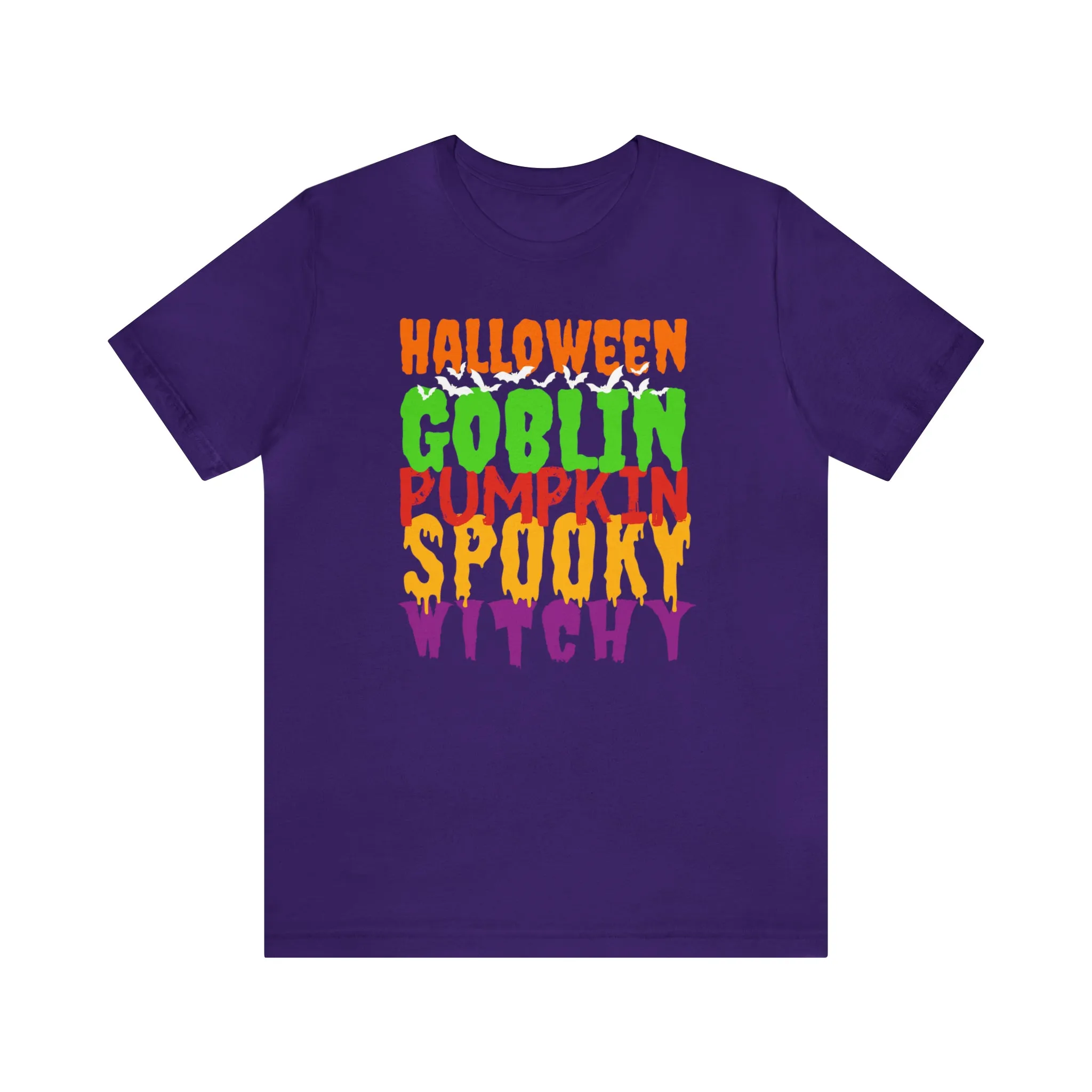 Halloween Goblin Pumpkin T-Shirt | Spooky Witchy Tee |  Bella Canvas 3001Unisex | Creepy Short Sleeve Tshirt