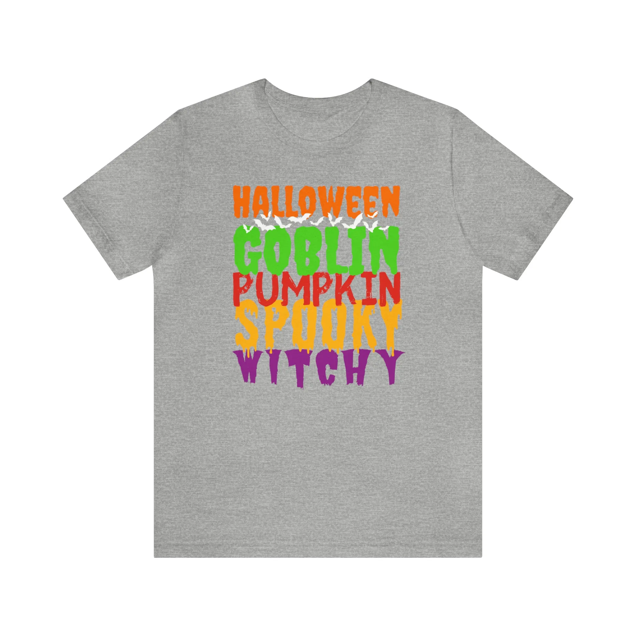 Halloween Goblin Pumpkin T-Shirt | Spooky Witchy Tee |  Bella Canvas 3001Unisex | Creepy Short Sleeve Tshirt