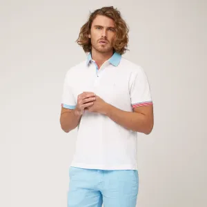 Harmont & Blaine Contrast Polo - White
