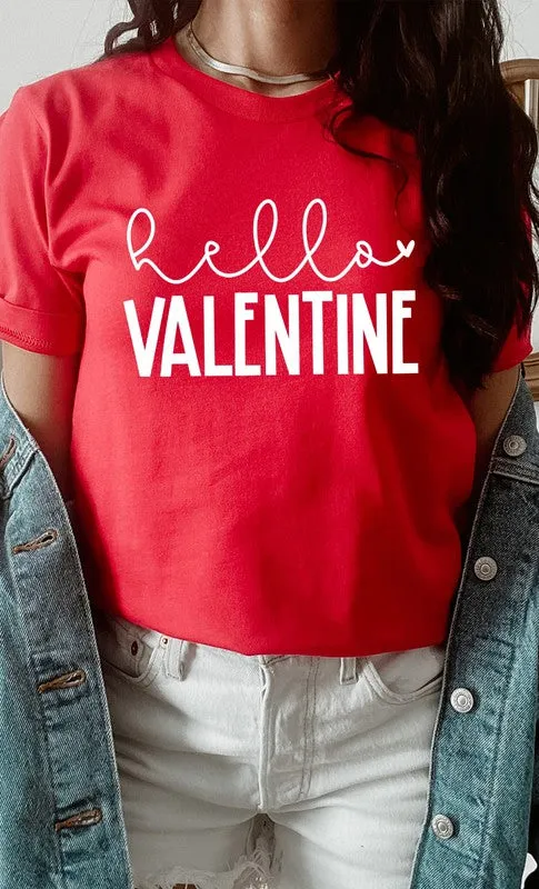 Hello Valentine Graphic Tee