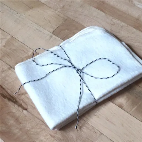 Hemp & Organic Cotton Fleece Flat Diaper