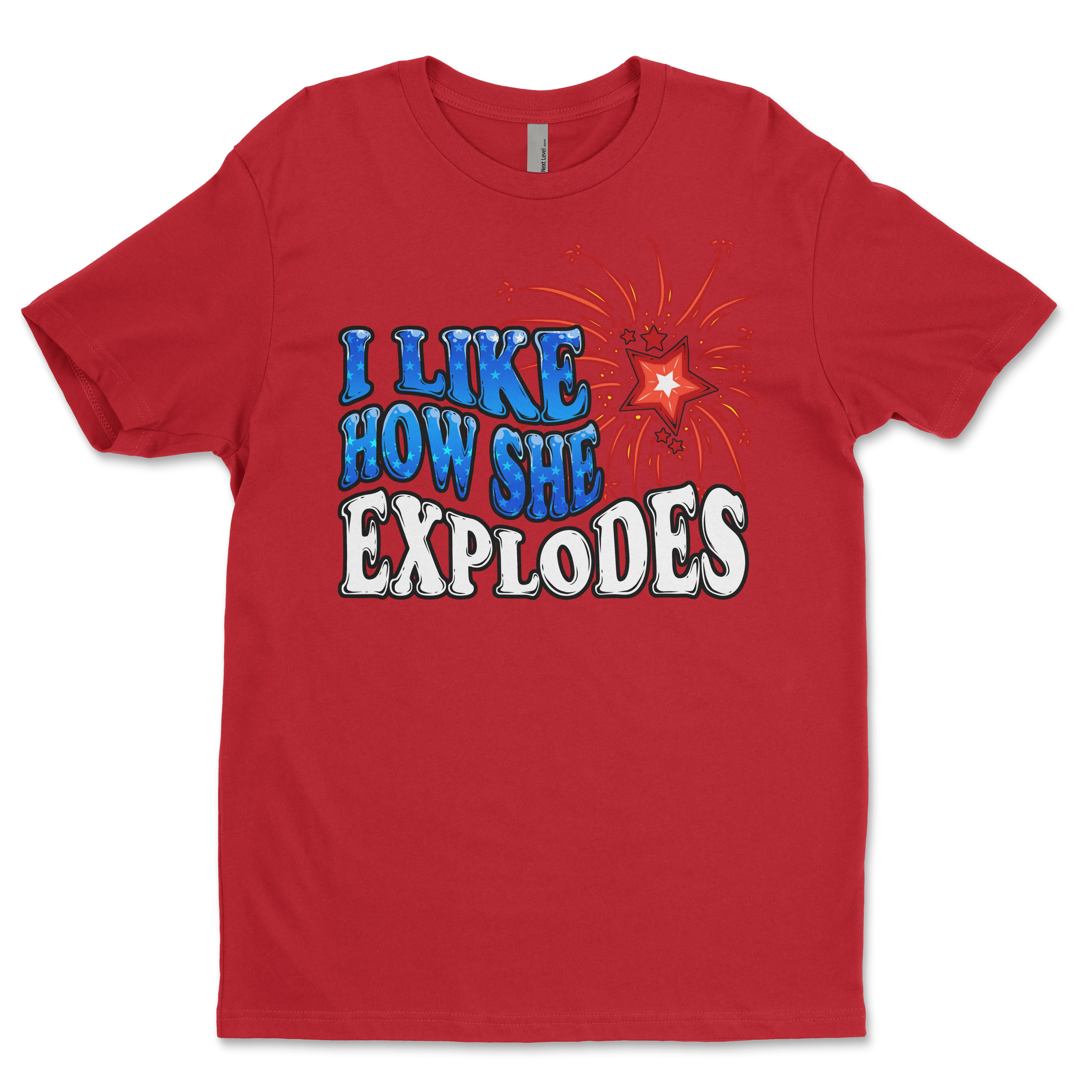 I Like How She Explodes Luxury Tee