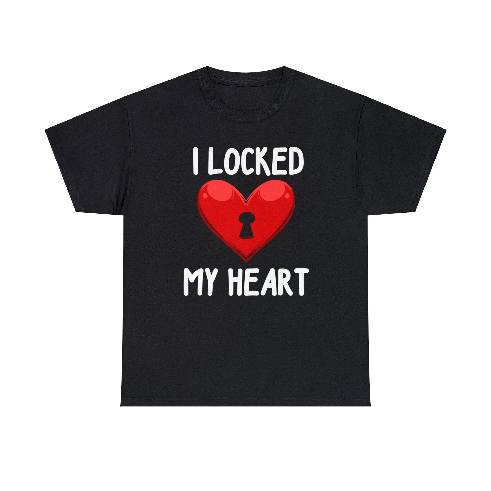 I Locked My Heart Unisex Heavy Cotton Tee