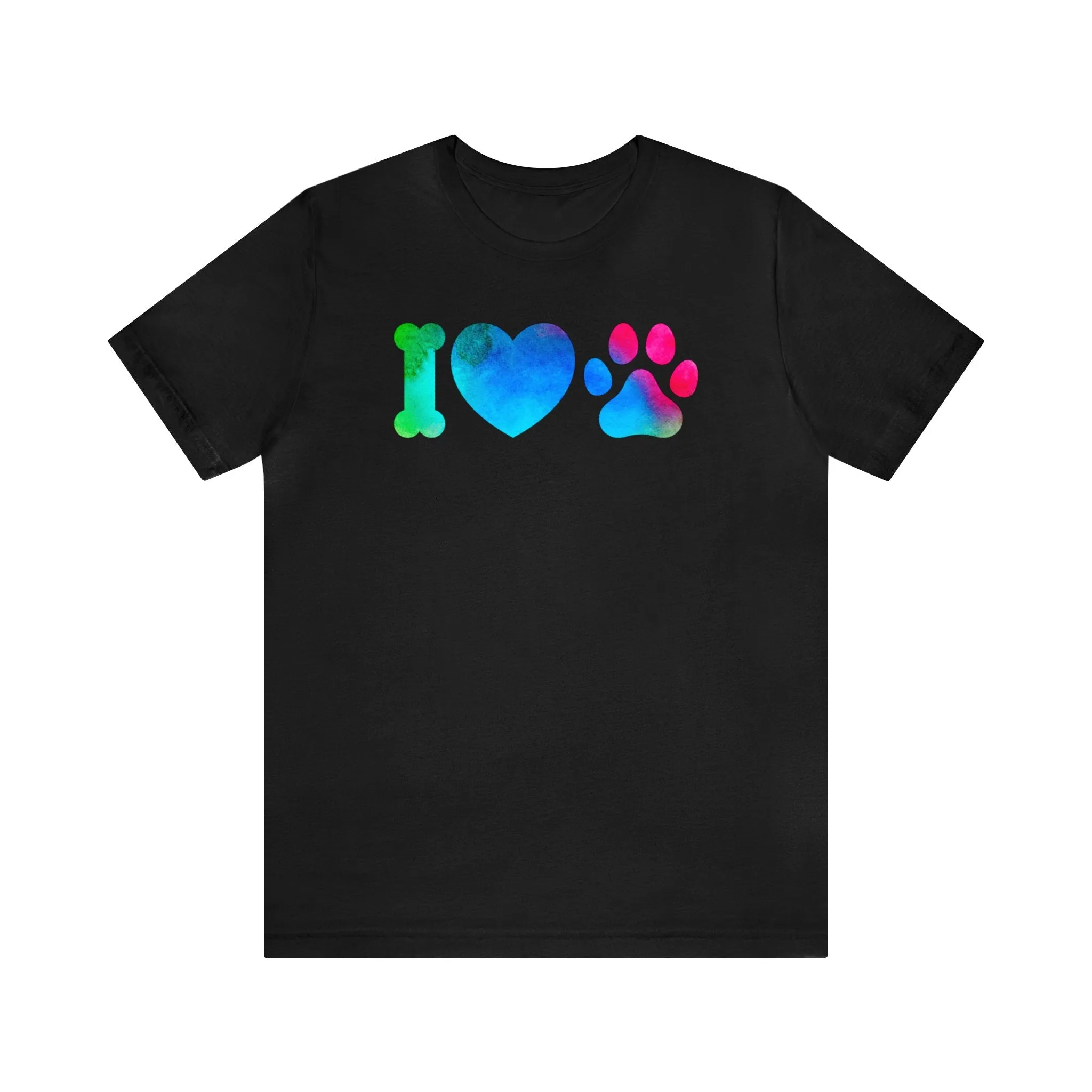I Love My Dog T-Shirt | Puppy Heart Tee |  Bella Canvas 3001 Unisex |  I Heart Dog Short Sleeve Tshirt