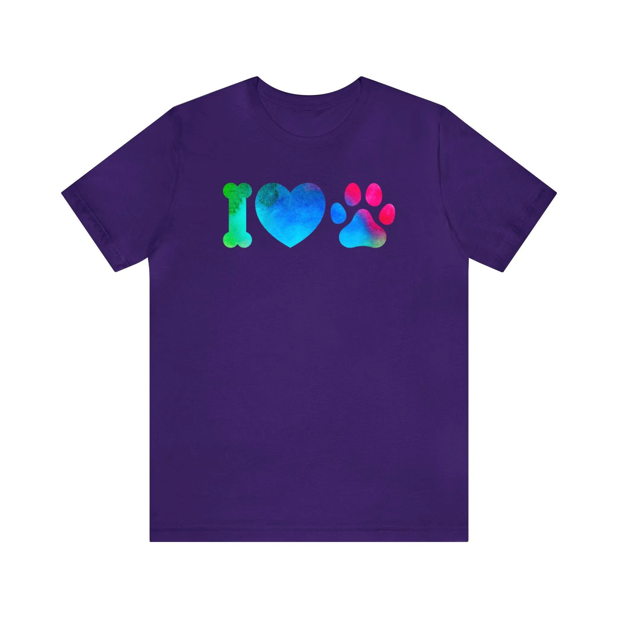 I Love My Dog T-Shirt | Puppy Heart Tee |  Bella Canvas 3001 Unisex |  I Heart Dog Short Sleeve Tshirt