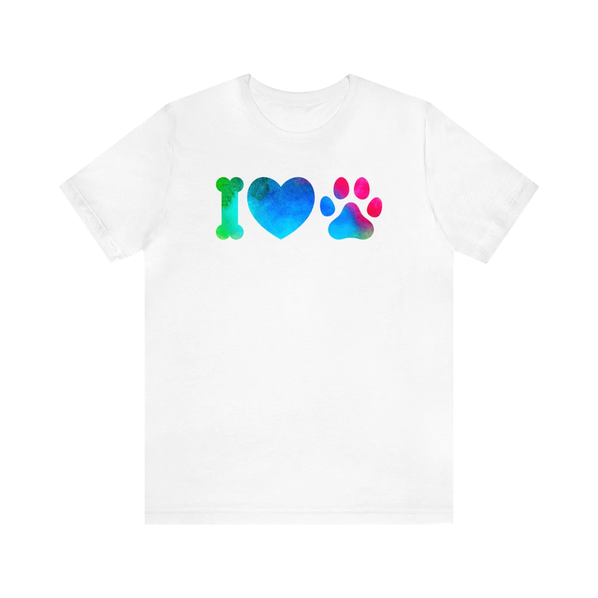 I Love My Dog T-Shirt | Puppy Heart Tee |  Bella Canvas 3001 Unisex |  I Heart Dog Short Sleeve Tshirt