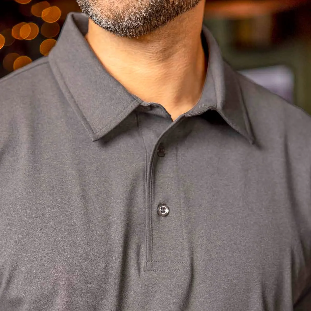 Iron Gate Melange – Commuter Short Sleeve Polo