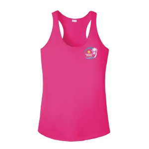 Islandwalk Tennis Ladies Performance Racerback - Small Front Chest Logo