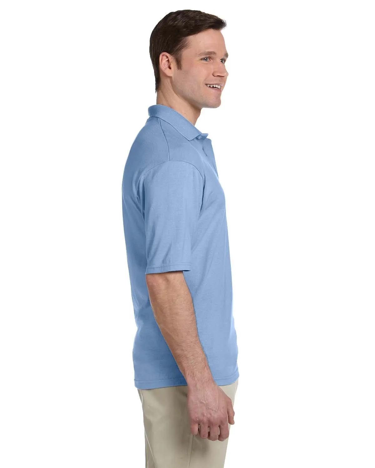 Jerzees 50/50 Jersey Knit Polo W/Pocket