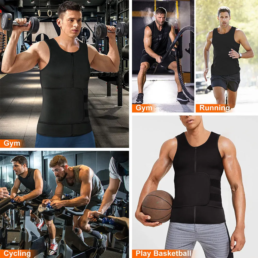 Junlan Men Heat-Cycle Vest with Adjustable Velcro
