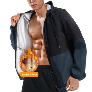 Junlan Men Thermo Sweat  Sauna Hooded Sweatshirt