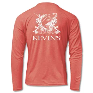 Kevin's Kids Soft-Tek Long Sleeve Fish Crest Performance T-Shirt