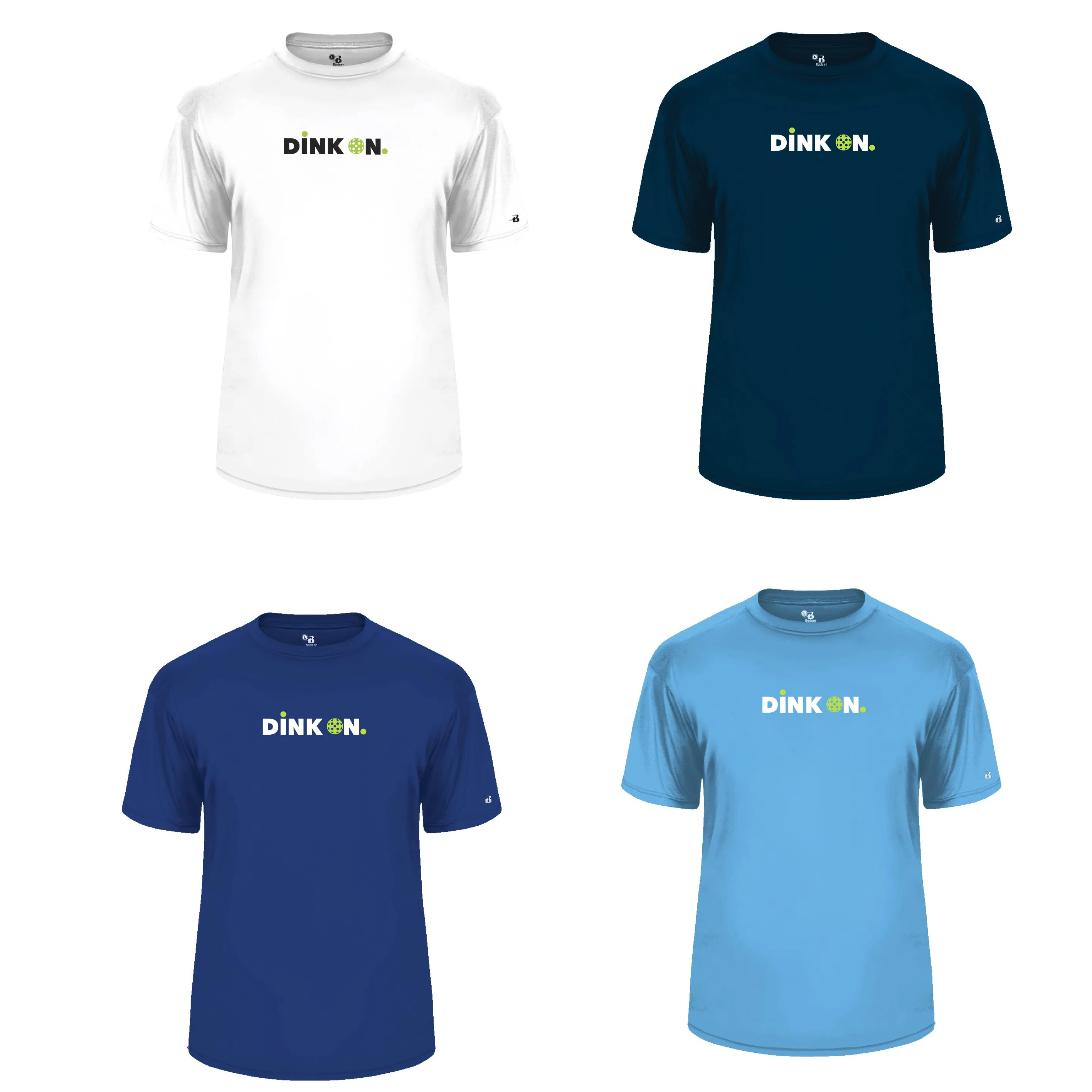 Lavallette Pickleball Men's Performance Short Sleeve Shirt - Dink On