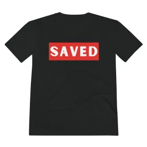Lightweight V-Neck Tee (Black Love Rocks Official Design - I'm Saved)