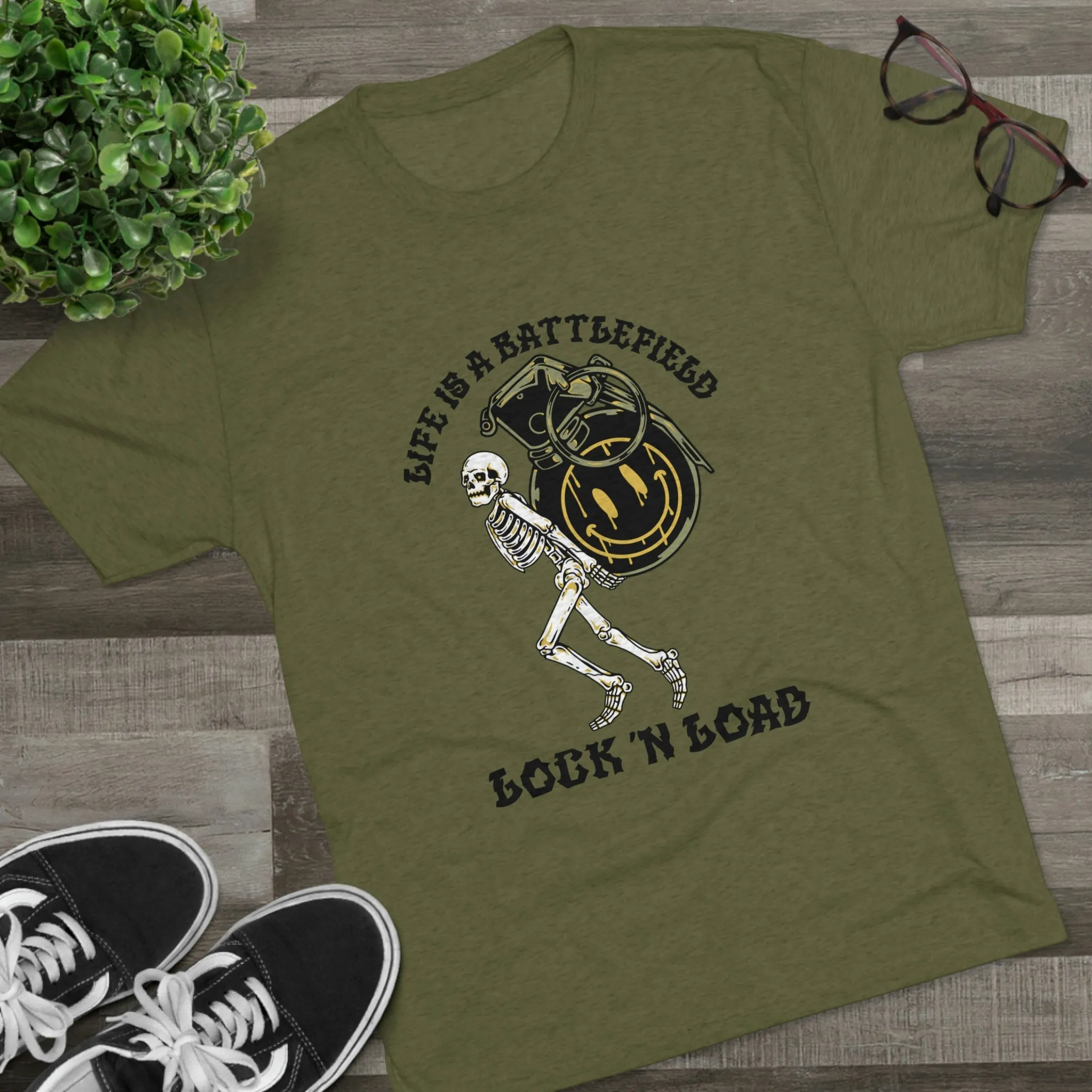 Lock ‘N Load Tri-Blend Crew Tee