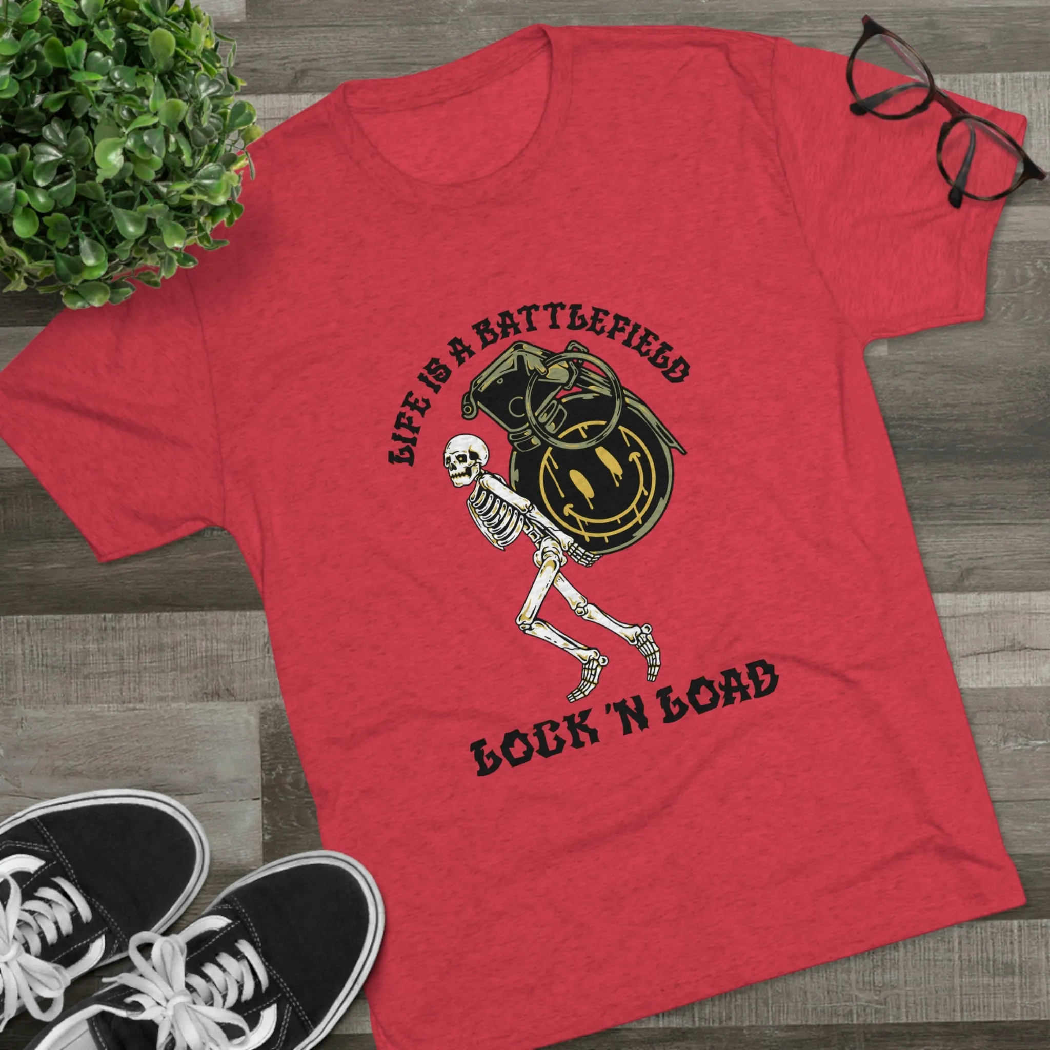 Lock ‘N Load Tri-Blend Crew Tee