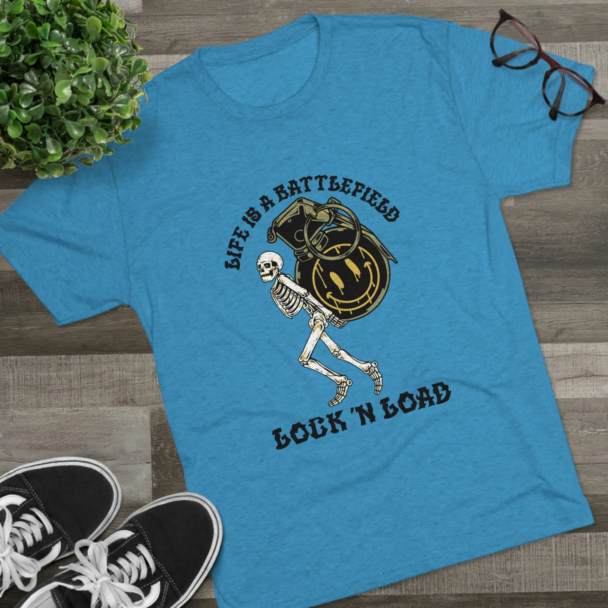 Lock ‘N Load Tri-Blend Crew Tee