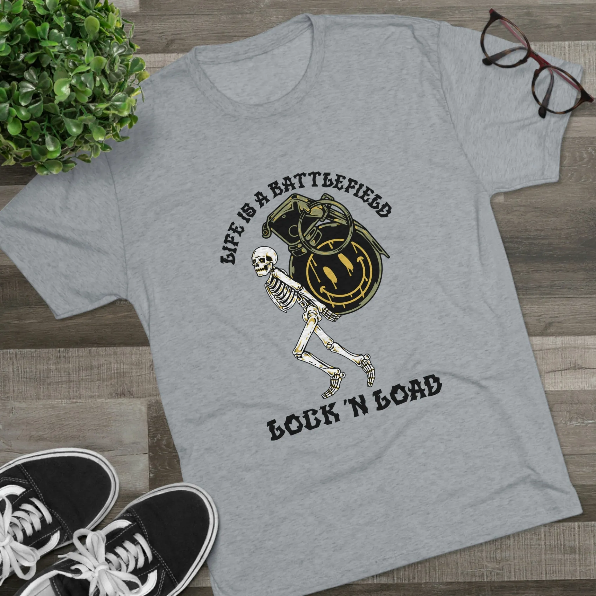 Lock ‘N Load Tri-Blend Crew Tee