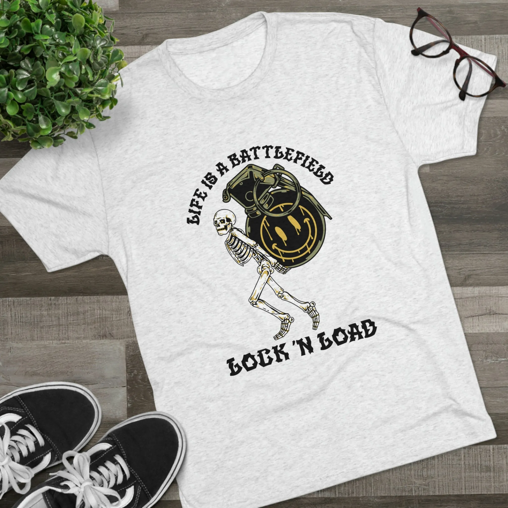 Lock ‘N Load Tri-Blend Crew Tee