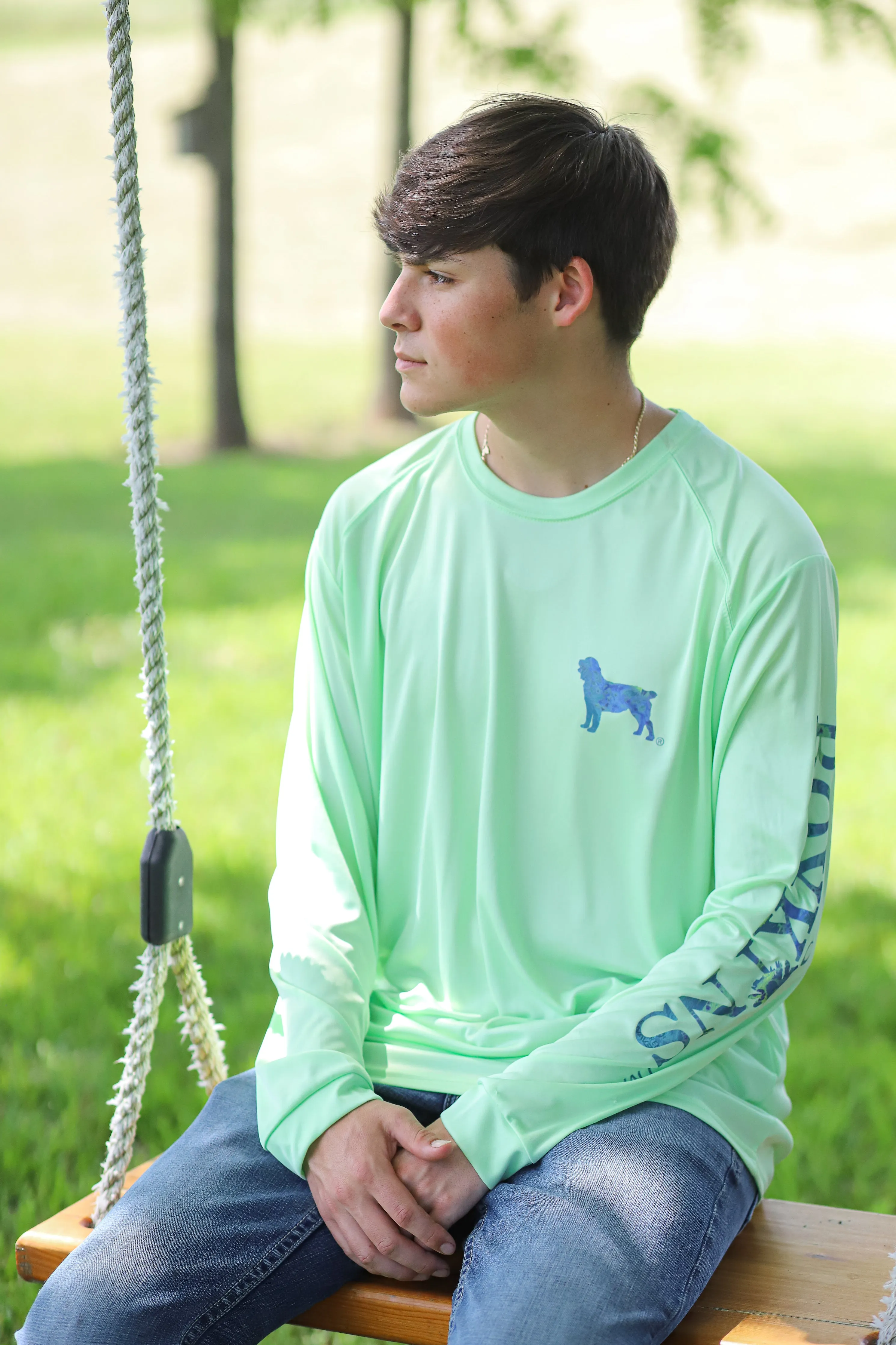 LONG SLEEVE FISHING T-SHIRT W/BSS® LOGOS