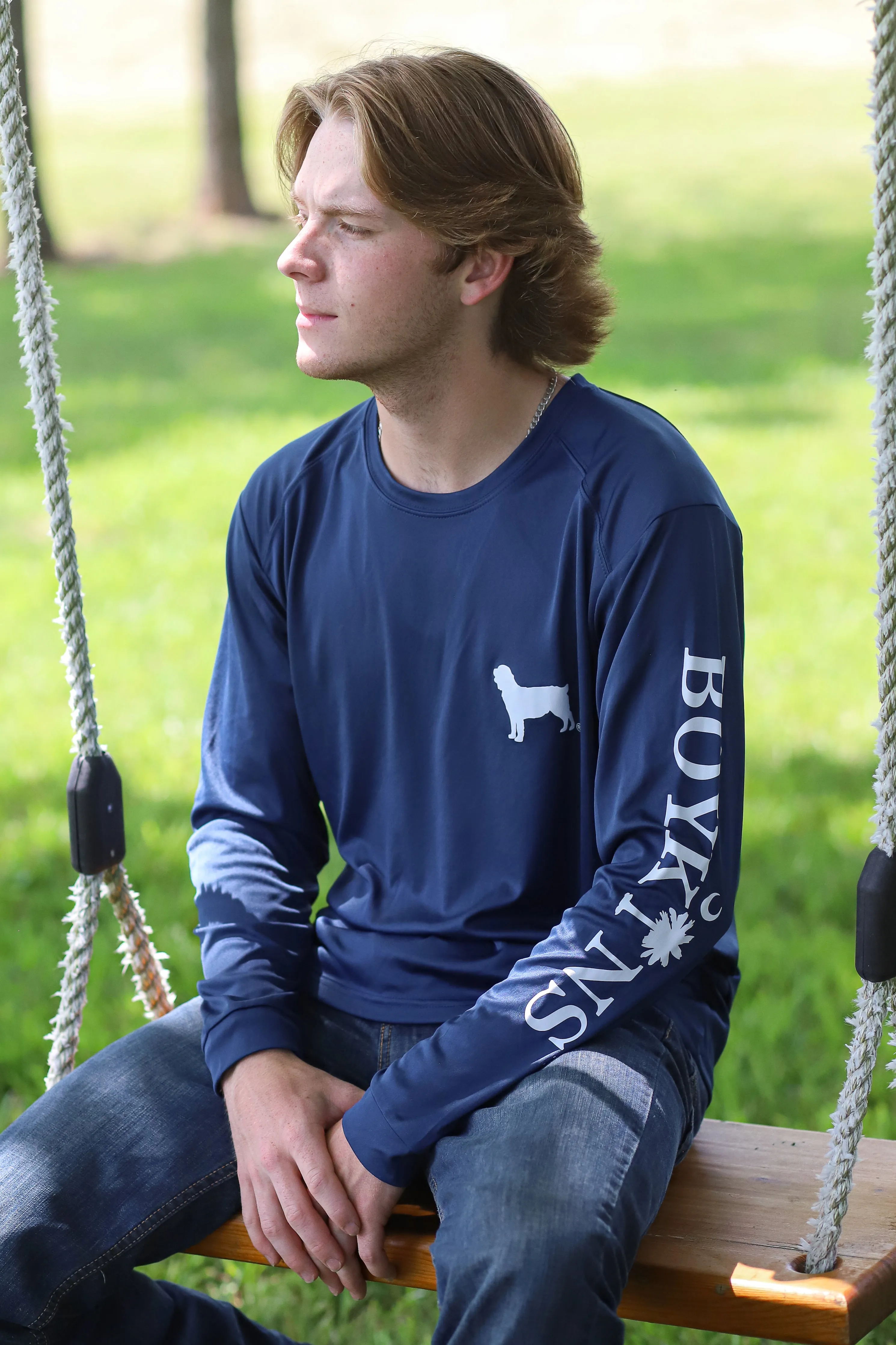 LONG SLEEVE FISHING T-SHIRT W/BSS® LOGOS