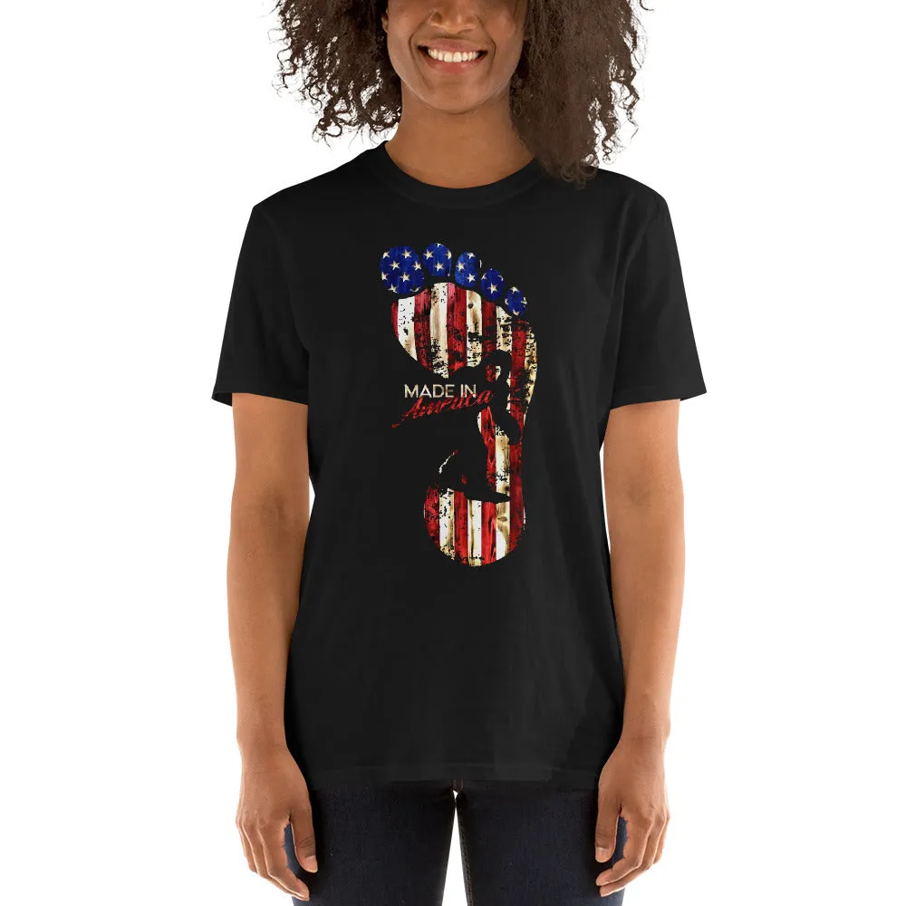 Made in America Big Foot Women's T-Shirt