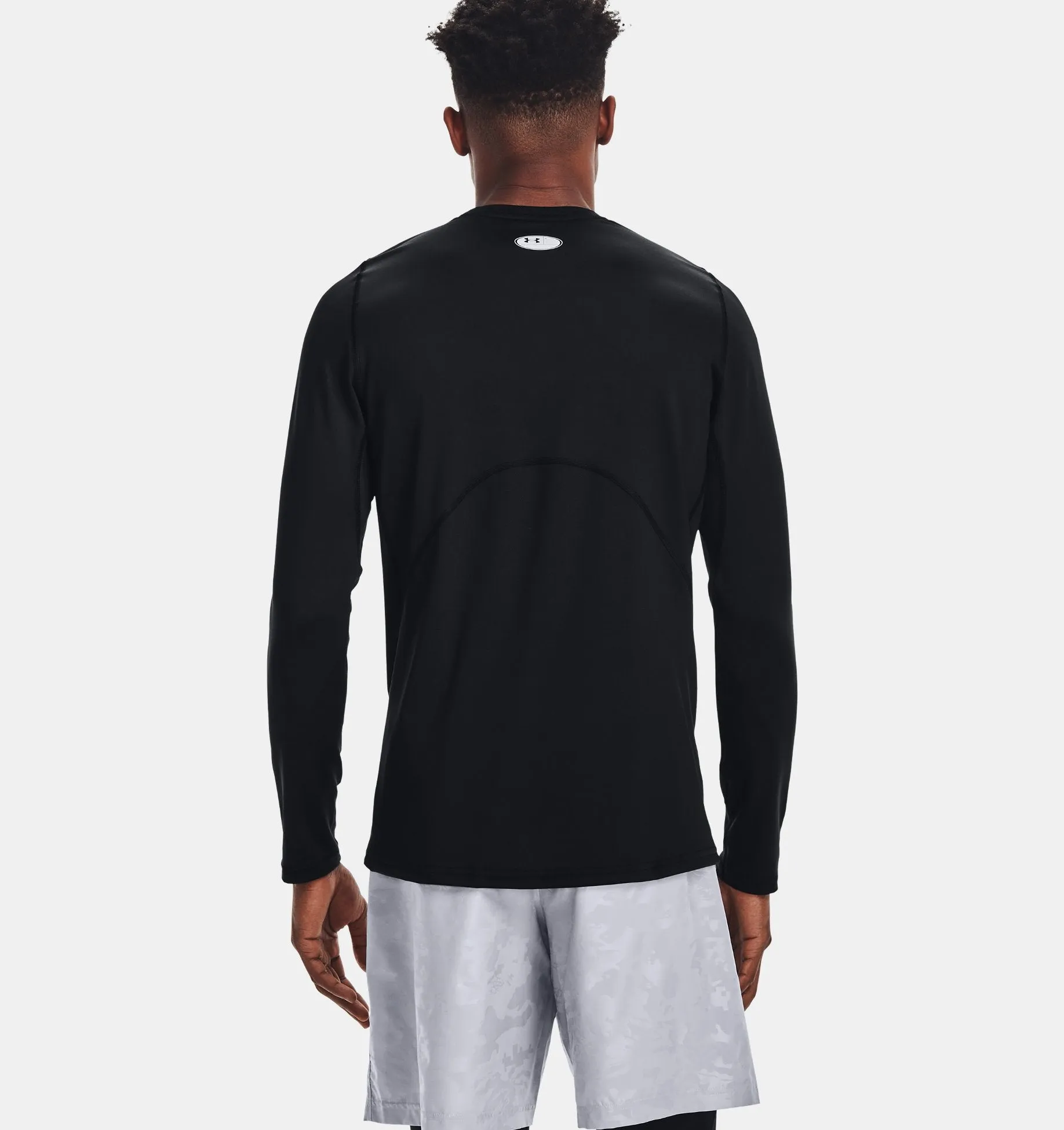 Men's Cold Gear Armour Fitted Crew Long Sleeve