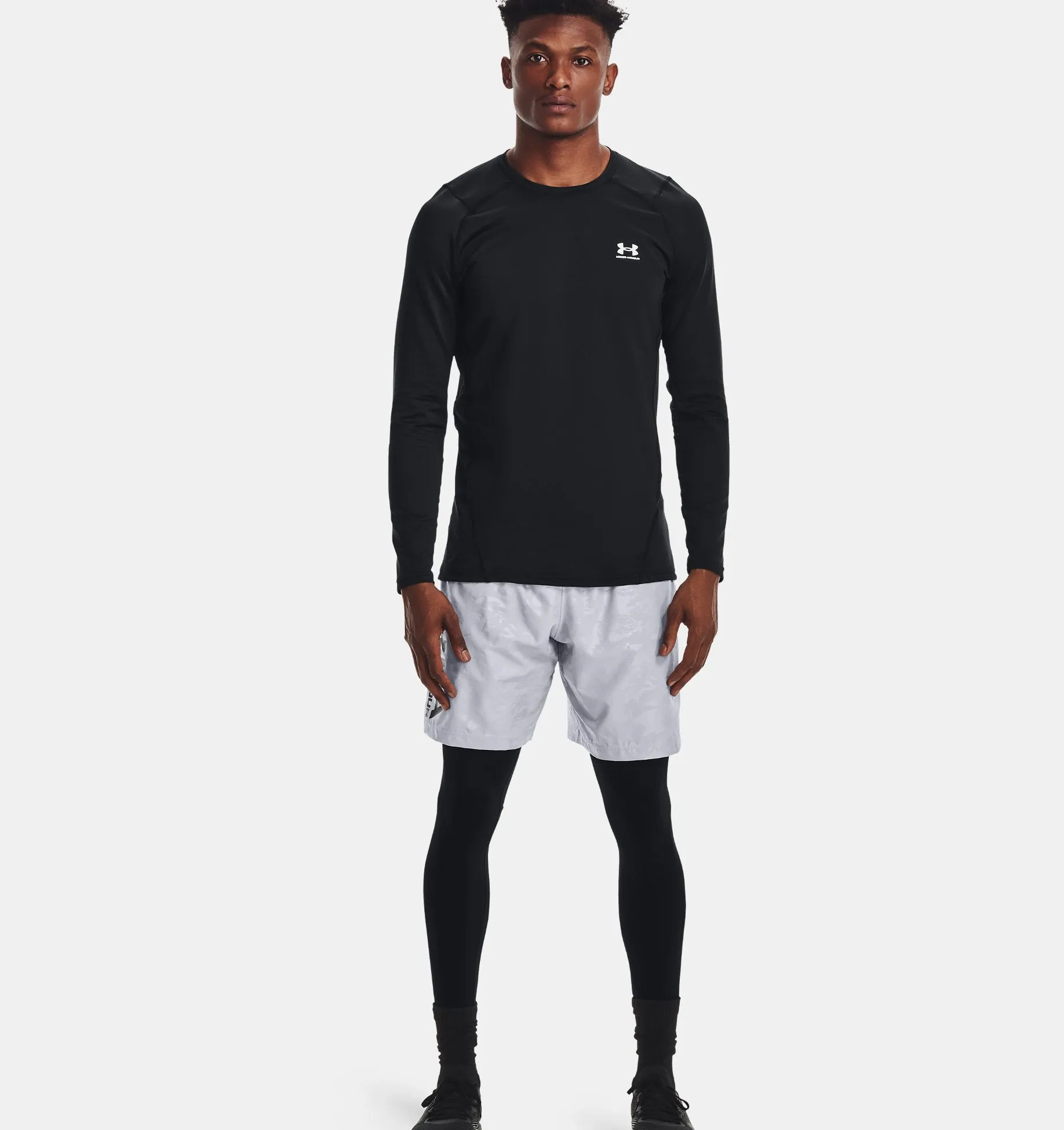 Men's Cold Gear Armour Fitted Crew Long Sleeve