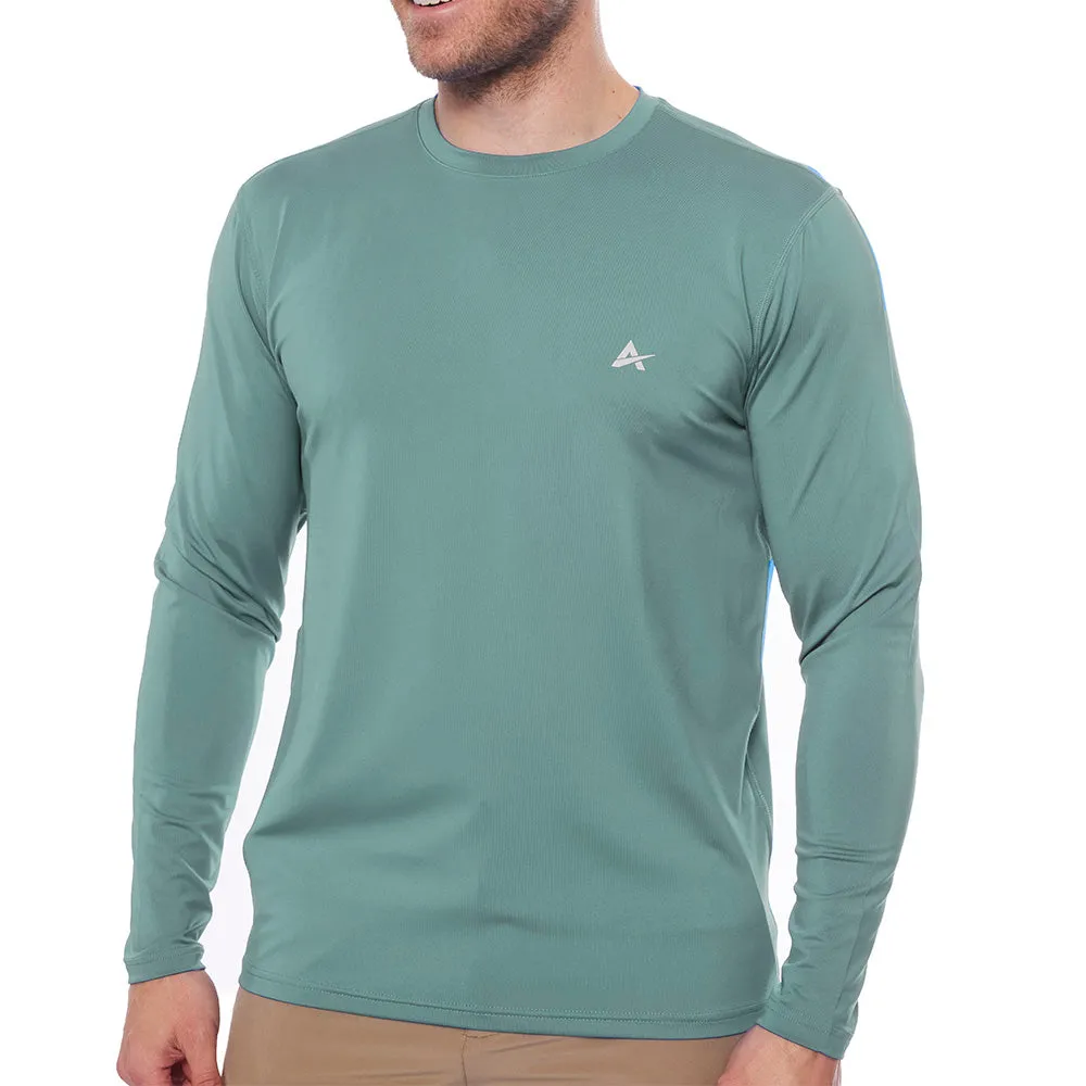 Men's Cooling Crew Neck Long Sleeve T-Shirt