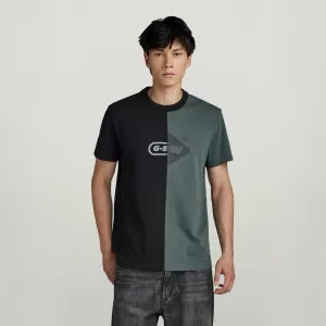 Men's Cut & Sew Graphic T Shirt