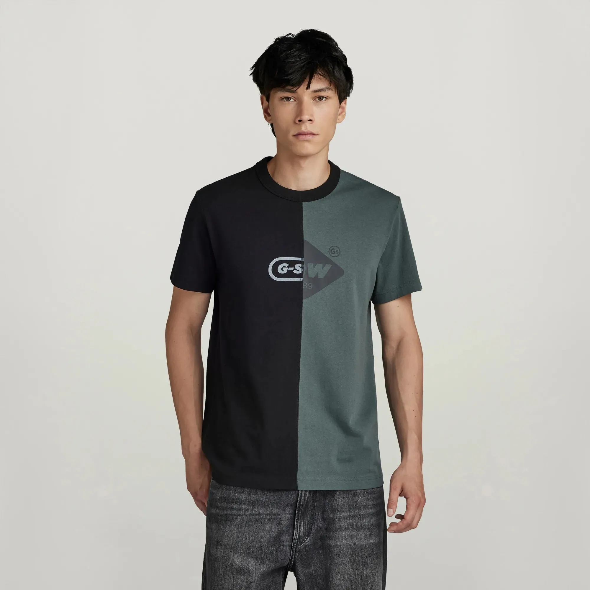 Men's Cut & Sew Graphic T Shirt