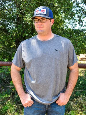 Men's Dry Fit T-Shirt - Ash Grey