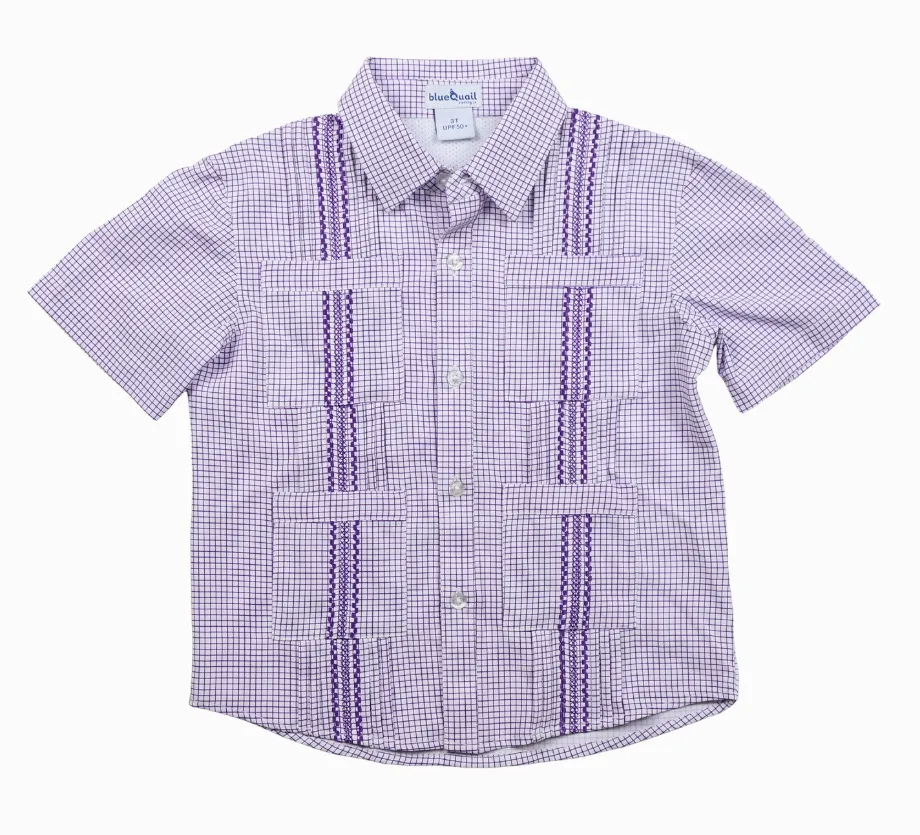 MEN'S GUAYABERA SHORT SLEEVE SHIRT