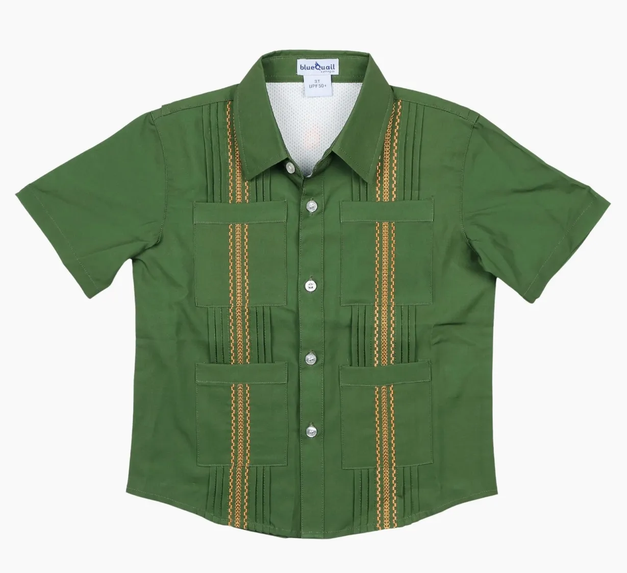 MEN'S GUAYABERA SHORT SLEEVE SHIRT