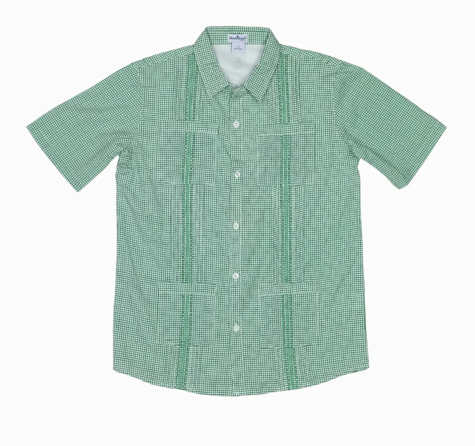 MEN'S GUAYABERA SHORT SLEEVE SHIRT