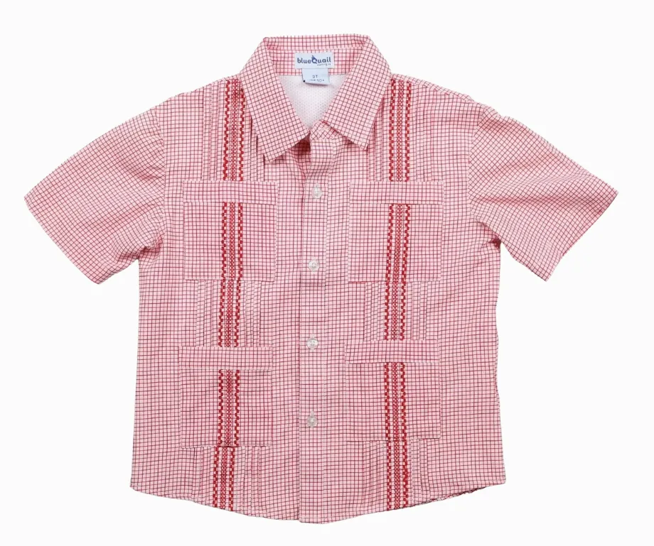 MEN'S GUAYABERA SHORT SLEEVE SHIRT