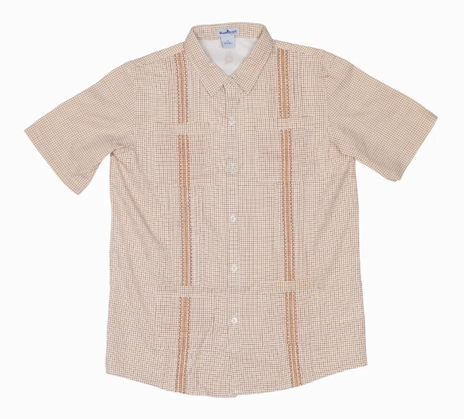 MEN'S GUAYABERA SHORT SLEEVE SHIRT