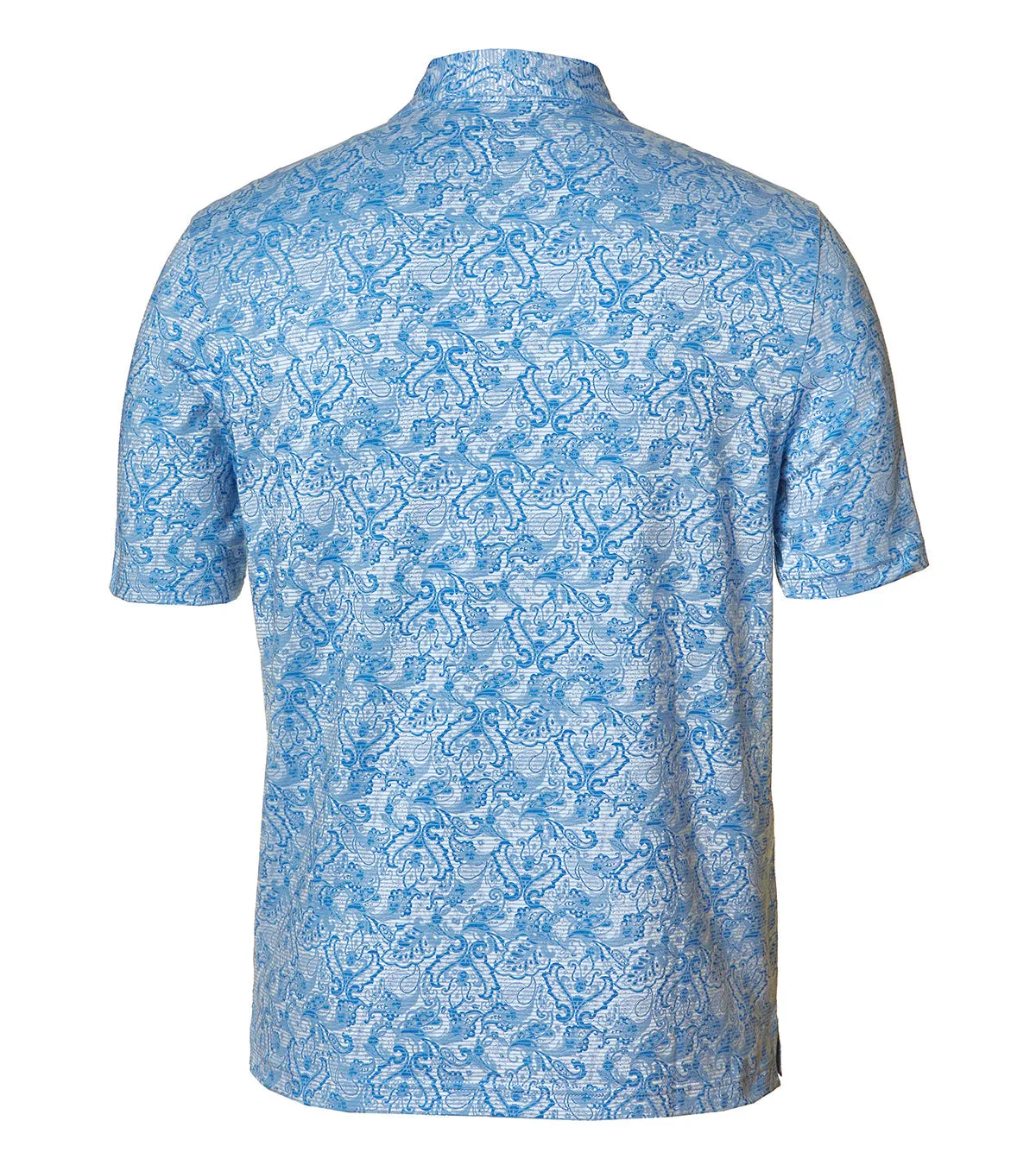 Men's Nicoby | Paisley Performance Polo | Blue